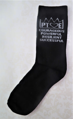Please Tell Me™ Affirmation Sock #1 (Large)